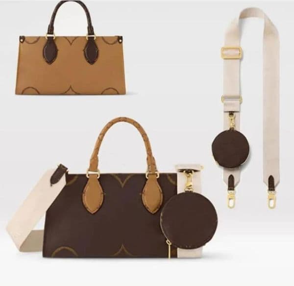 Designer Womens Women's Tote Leather Print Fashion Handbag Crossbody Shoulder Straps Wallet Sacoche Onthego Totes Bag
