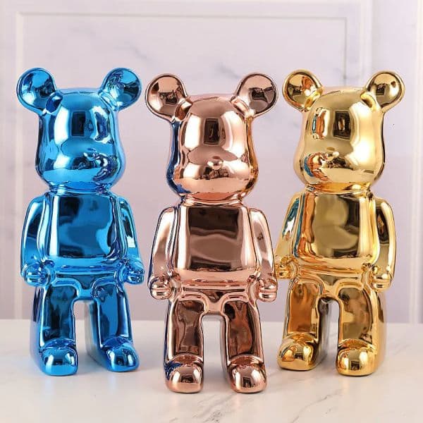 Decorative Objects Figurines 35cm 400 Bear Statues and Sculptures Figure Ornaments Living Home Decor Christmas 221231