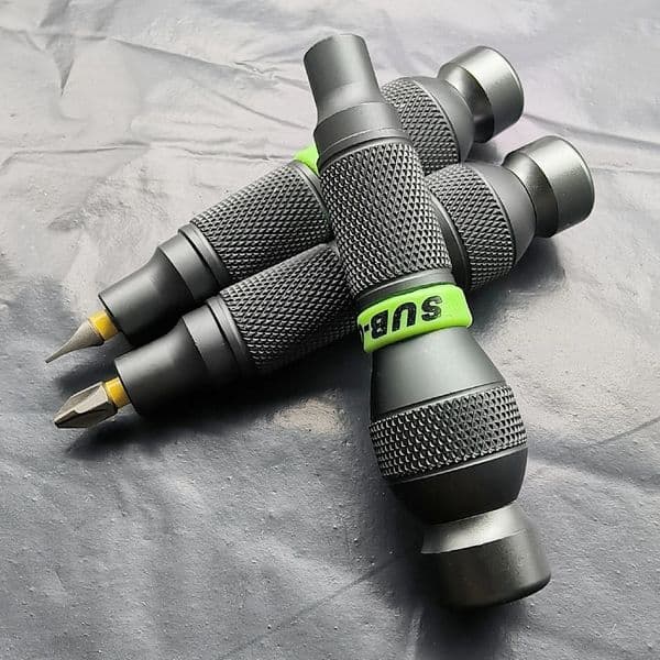 Screwdrivers Precision Aluminum Alloy Handle for Shank 1/4" Bits Comfortable Mini ScrewDriver 6.35mm Holder Repair Open Tools Professional 230414