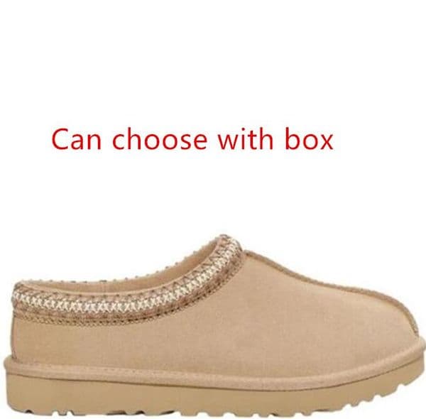 2023 Hot Women man Casual Tasman slippers snow boots Casual Shoes Sheepskin Plush keep warm shoes with Box card dustbags Beautiful gift