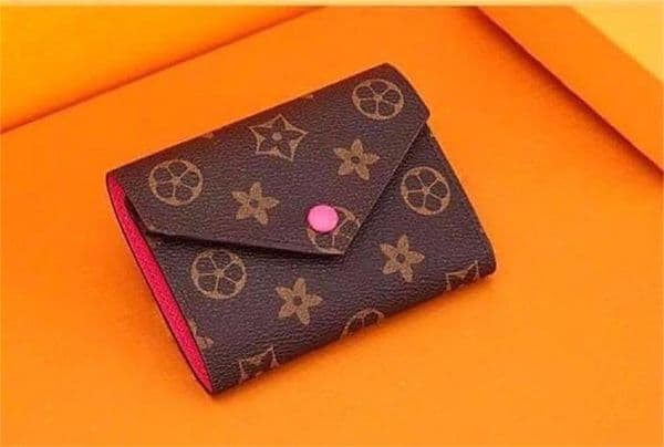 Top Quality Fashion Designer Women Short Wallet woman purse Discount original box card holder ladies handbag checked wer