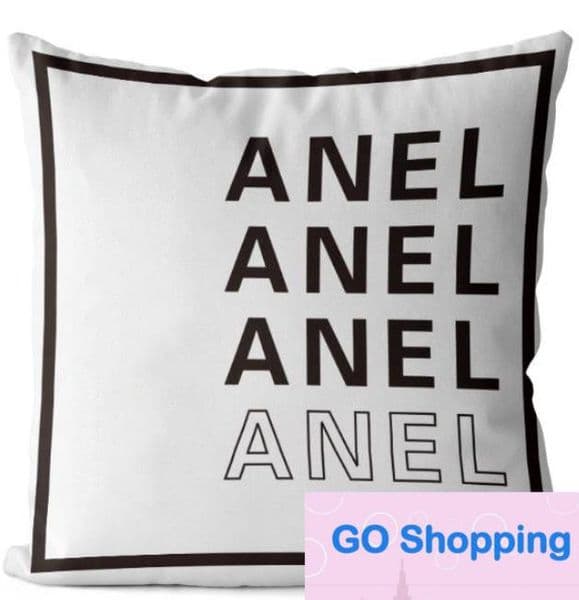 Letter designer pillow home room decor pillowcase couch chair sofa orange car thick cashmere cushion multisize men women casual designer pillows