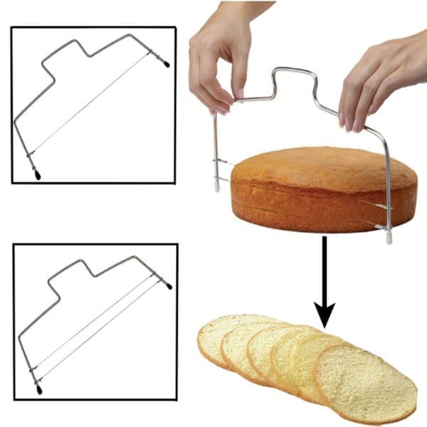 Double e Cut Adjustable Stainless Slicer Bread Divider Kitchen Accessories Cake Baking Tools FY2511 bb1114
