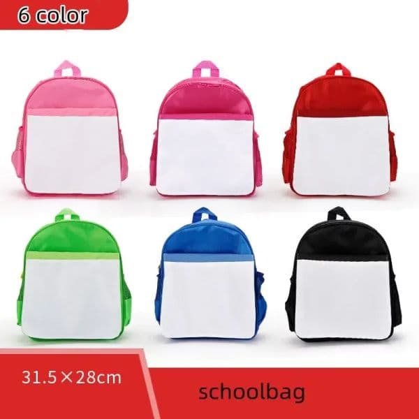 Backpack Sublimation Kindergarten Kid Toddler School Backpac For Girls Boys Adjustable Strap Design Schoolbag Wholesale Fy3453 bag
