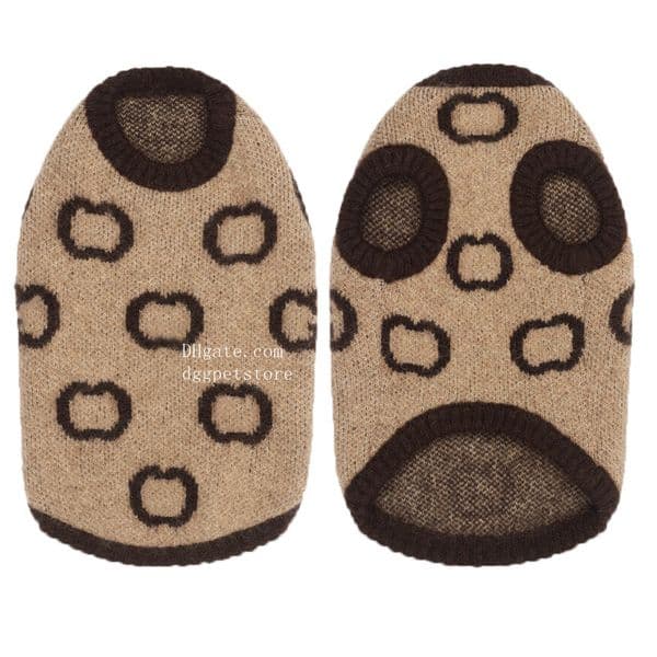 Designer Dog Clothes Brands Dog Apparel with Classic Jacquard Letter Pattern Thermal Knitwear Pullover Warm Pet Sweaters Winter Coats for Small Dogs Boys Girls A451