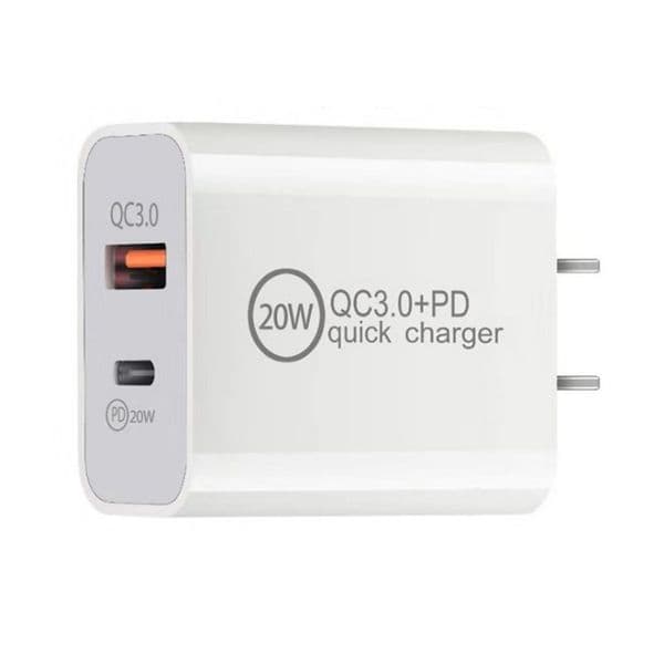 Universal 2.4A Chargers Dual Ports Type c USB-C PD EU US Wall Charger Power Adapters For IPhone 14 Plus x xs max 11 12 13 Pro Samsung tablet pc Android phone