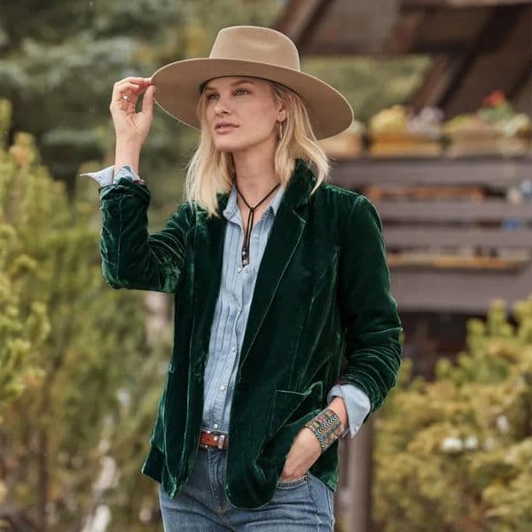 Women's Jackets 2024 Casual Spring Autumn Women Velvet Coat Vintage Solid Color Long Sleeve Pocket Lapel Button Party Jacket Coat Top