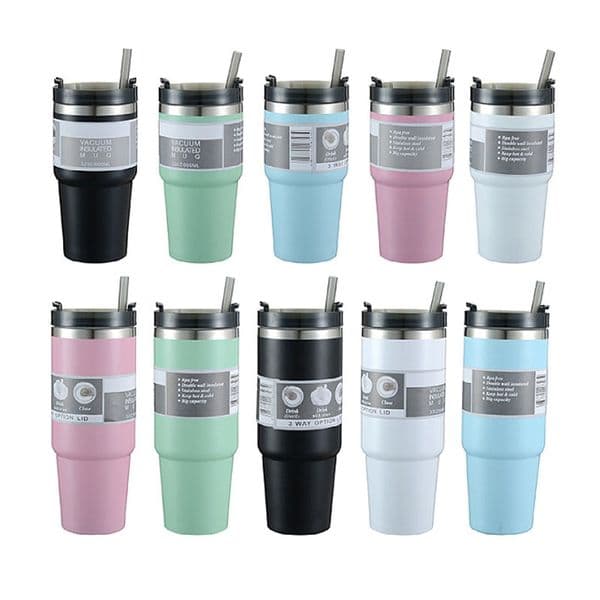 20oz 30oz Mugs Double Wall Drinkware Cup Stainless Steel Tumbler Car Travel Coffee Mug
