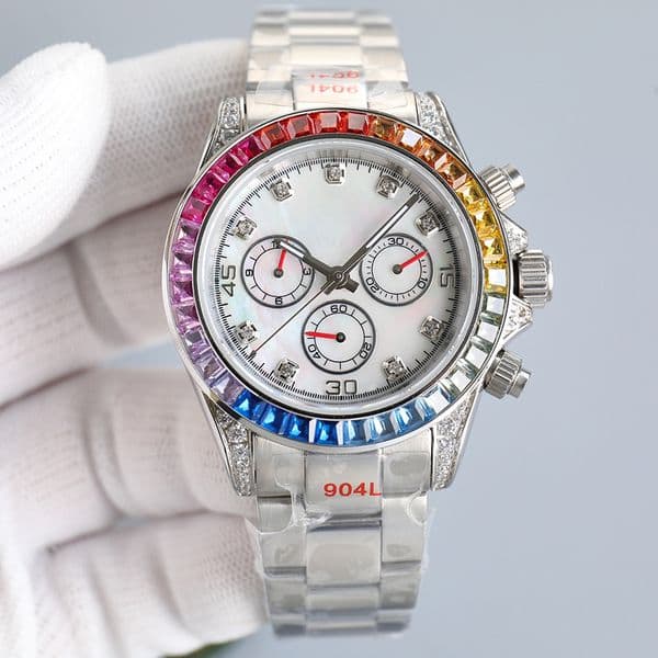 Simple Watch Automatic Mechanical Movement Sapphire Designer Watches Mens 40mm Montre De Luxe Fashion Men Wristwatch Waterproof Classic Business Wristwatches