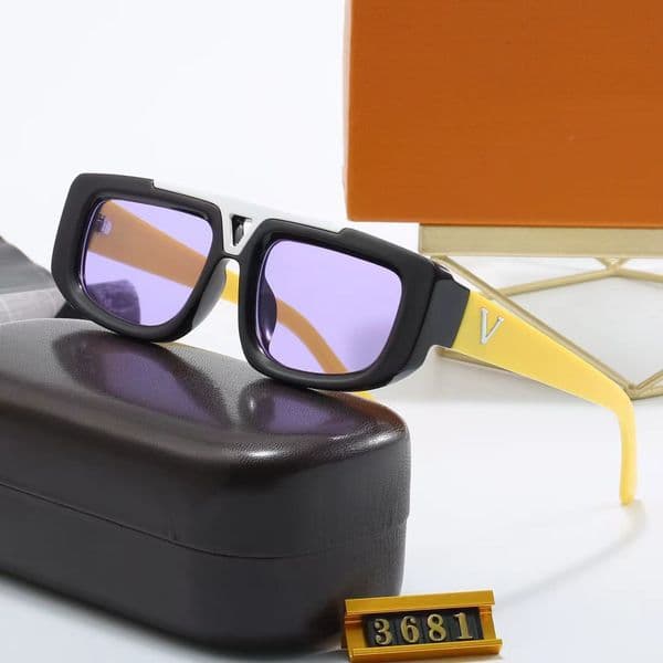 Luxury Designer sunglasses Fashion Sunglass UV resistant popular men women Retro Designers square sun glass Casual Versatile eyeglasses thumbnail 2