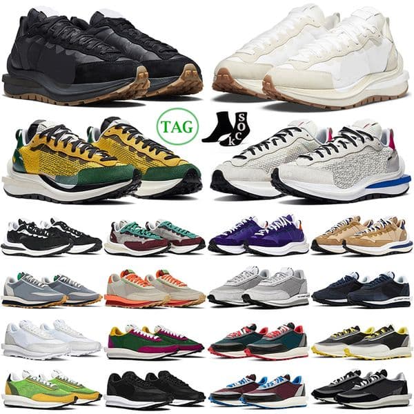 2025 vaporwaffle ld waffle men women casual shoes Black White Nylon Sail Gum Sesame Blue Void Tour Yellow Pine CLOT Kiss Of Death mens trainers outdoor sports sneakers