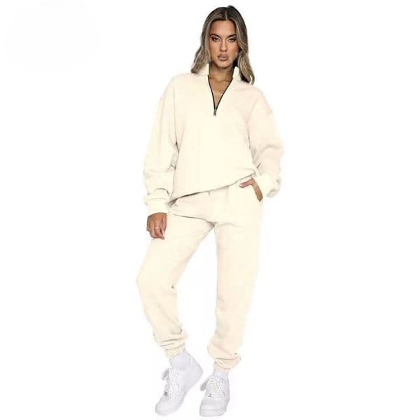 High Quality Designer Tracksuits Fashion Women's Sweatshirts Sets Long Sleeve Top Winter Warm with Chain 25480