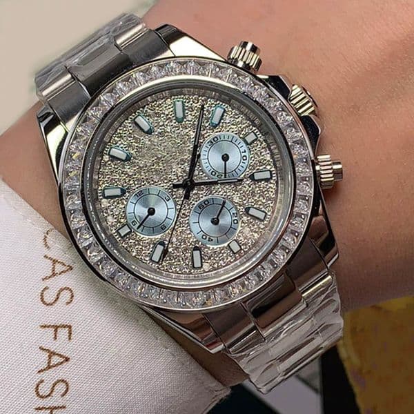 Watches Mens Watch Automatic Mechanical Men 43mm Wristwatches Classic Business Wristwatch Stainless Steel Case Sapphire Wristband Montre De Luxe