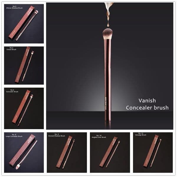 Hourglass-shaped makeup brush, small eyeshadow blending brush, eyeliner brush cosmetics, mixing tool, brush