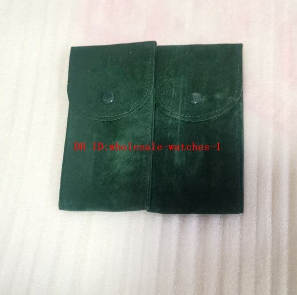 Wholesale New Green Watch Cloth Travel Bag Collection Bag 70mm x 130mm For Pepsi Perpetual 116622 116610 126610 Watches Handbag