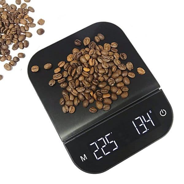 Household Scales Kitchen Coffee Scale Automatic Timing Manual Coffee Scale 3kg / 0.1g Household Kitchen Scale 5kg / 0.1g Stainless Iron Scale 230426