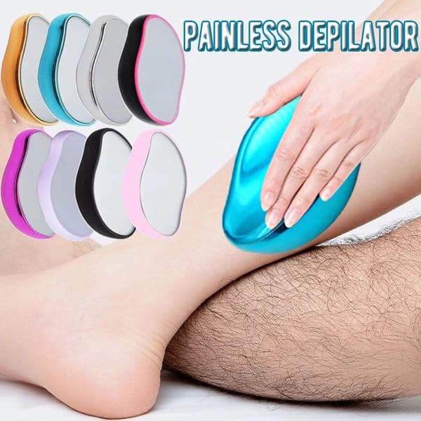 Party Favor Crystal Physical Hair Removal Eraser Glass Hair Remover Painless Epilator Easy Cleaning Reusable Body Care Depilation Tool