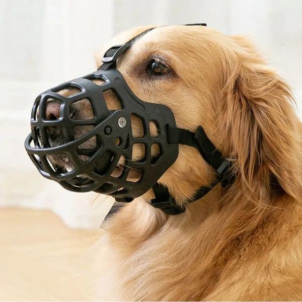 Dog Collars Leashes Silicone Muzzle Anti biting Breathable Mouth Mask for Medium Large Accessories Safe Comfortable Outdoor Supplies 231127