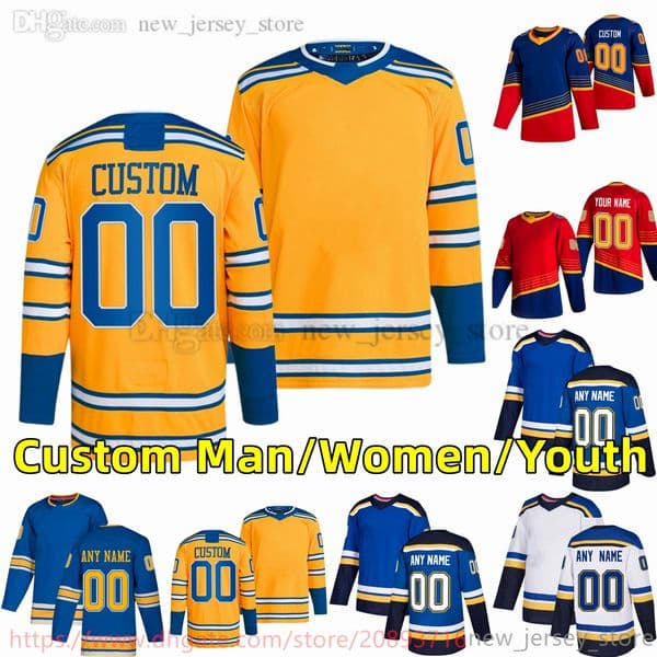 Custom S-6XL Movie College Hockey Wears Jersey Embroidery 18 RobertThomas 50 Binnington 25 Kyrou 90 RyanO'Reilly 10 BraydenSchenn 55 ColtonParayko Jerseys