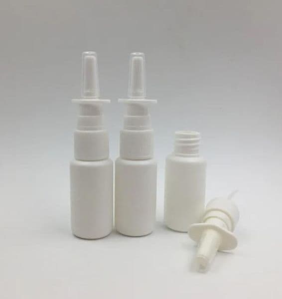 100 pcs Wholesale Sterilized 20ml hdpe Nasal Spray Bottle 20ml Nasal Sprayer Pumps Bottle 20ml Nasal Applicator Wholesale
