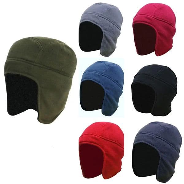 Beanie/Skull Caps Connectyle Men's Womens Warm Fleece Beanie Earflap Winter Hat Solid Color Adjustable Outdoor Winter Male Female Skull Caps 231128