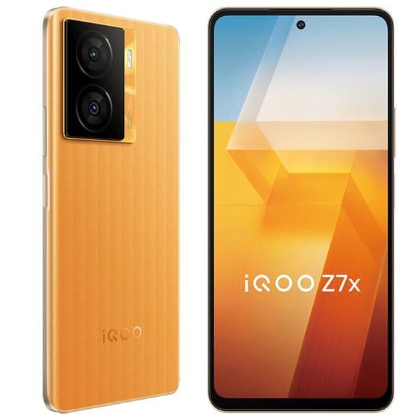 Original Vivo IQOO Z7X 5G Mobile Phone Smart 6GB 8GB RAM 128GB 256GB ROM Snapdragon 695 Android 6.64" 120Hz Full Display 50.0MP 6000mAh Fingerprint ID Face Wake Cellphone