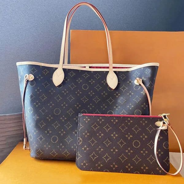 tote bag Designer bags wallet Fashion girls Totes Leather messenger shoulder handbag Women Bags High Capacity Composite Shopping bags old flower Brown lattice MM