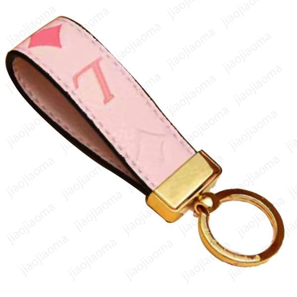 High Quality Keychain Classic Exquisite Luxury Designer Car Keyring cute Brand Fashion Women Men Zinc Alloy Letter Unisex Lanyard Gold Black Metal accessories 0019