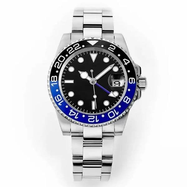 Factory wholesale AAA mens GMT watch designer watches fashion luxury montre Highquality Automatic mechanical Sapphire solid wristwatch for women wristwatches