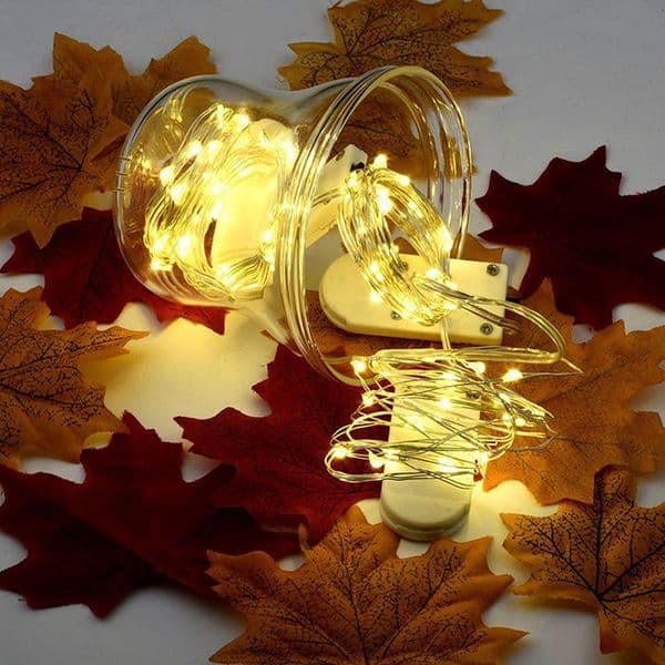 AG13 Battery Operated String Lights, Holiday Lighting 20 Mini LED Small Copper Wire Firefly Lights DIY Decor Weddings Partys Bedroom(Cool White) crestech168