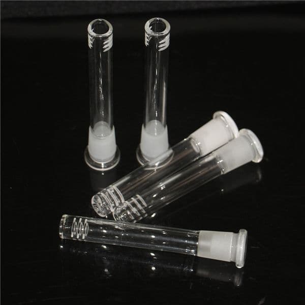 Glass downstem 14mm 18mm Male Female Stem Drop Down Adapters Hookahs For Water Bongs