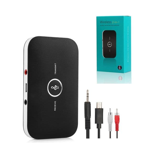 Bluetooth 5.0 Audio Receiver Transmitter 2 In 1 3.5mm AUX Wireless Music Adapter USB Dongle For Car Kit TV PC Headphone