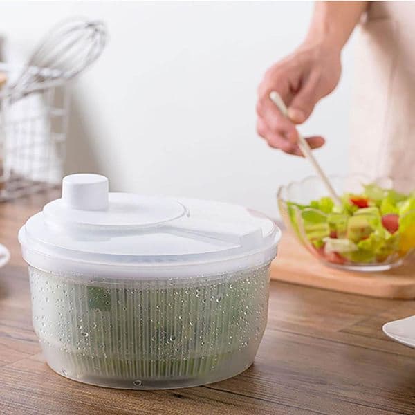 Fruit Vegetable Tools Vegetables Dryer Salad Spinner Fruits Basket Fruit Wash Clean Basket Storage Washer Drying Machine Useful Kitchen Tools 230224