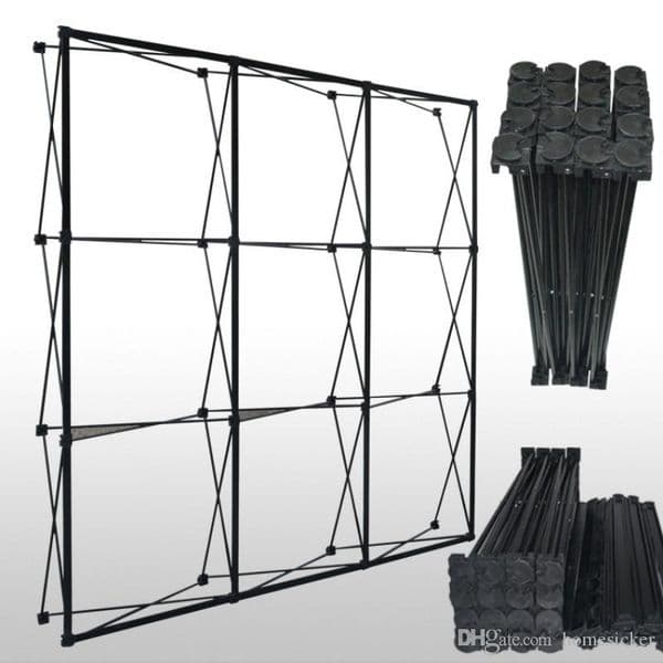 Flower Wall Folding Stand Iron Frame Wedding Backdrops Banner Exhibition Display Rack Stands Trade Advertising Supplies