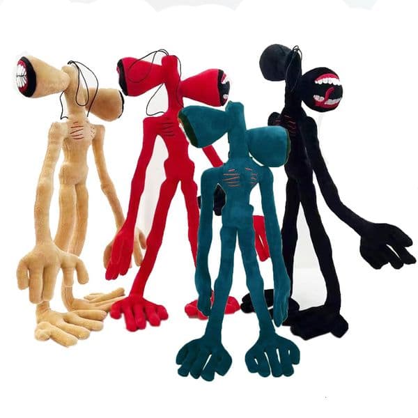 Plush Dolls 55CM Bendable Siren Head Plush Toys Office Decoration Standing Siren Head Stuffed Toy Desktop Ornaments Plushie Dolls 230225L260420