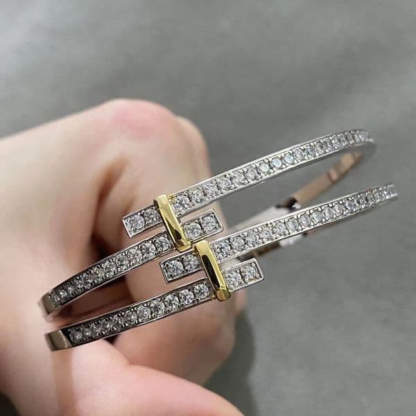 heart arrow necklace bracelet rings spiral wound rings bangle Narrow Wide with gift box