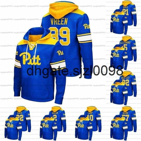SjSj98 College Basketball Hoodie jersey Kyle Vreen Vincent Davis Bam Brima Tyler Bentley Davis Beville Keyshon Camp Kenny Pickett