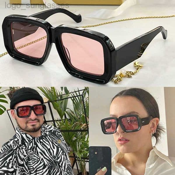 Designer Summer diving mask designer square sunglasses men Thick plate frames and temples occhiali de soleil 40064 vibrant Barcelona style glasses for women