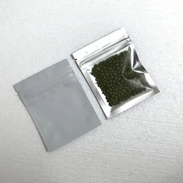 Colored Aluminum Foil Self Seal Plastic zipper Bag Packaging For Food Snack Storage Matte Clear Mylar Baggies 300pcs/Lot 7.5*10cm