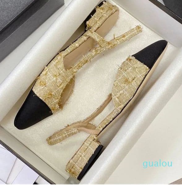 women's dress shoes high heels fashion women's classical design luxury tweed women's formal shoes