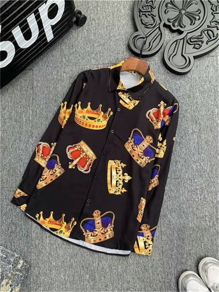 designer cloud blue Hawaiian Style Mens Short Sleeve Print Shirt Plus Size Casual Collar Button Loose Beach M-3XL dff22