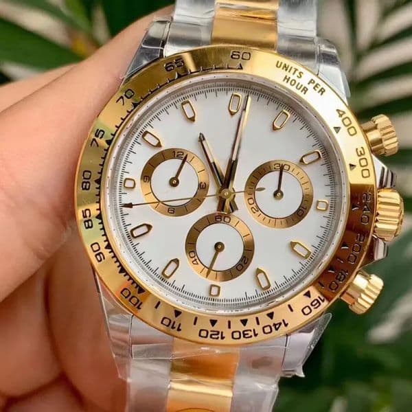 Mens Watch Automatic Mechanical Day Date Watches 40MM Men WristWatch Stainless Steel Case Waterproof Fashion WristWatches Montre De Luxe Gold Wristwatches