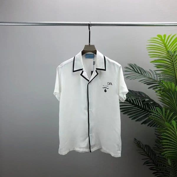 Men Designer Shirts Summer Shoort Sleeve Casual Shirts Fashion Loose Polos Beach Style Breathable Tshirts Tees Clothing M-3XL Q39