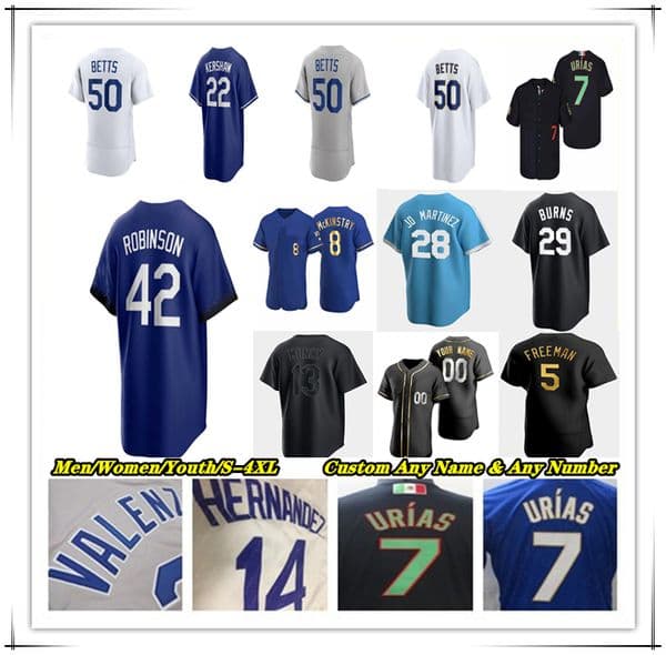 LA Baseball Jersey Orel Hershiser Miguel Vargas Chris Taylor Noah Syndergaard David Peralta Miguel Rojas Jason Heyward Kirk Gibson Tommy Lasorda Steve Garvey Cey 4X