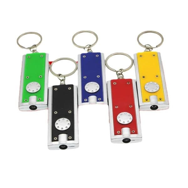 LED Keychain Light, Mini Flashlight Keychains, Creative Gifts, Key Rings, Various Colors 0524
