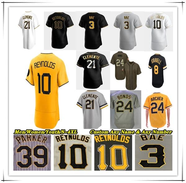 2023 City Connect Baseball Jersey Rodolfo Castro Tucupita Marcano Jason Delay Mitch Keller Rich Hill Johan Oviedo Willie Stargell Barry Bonds PIRATES Andy Van Slyke