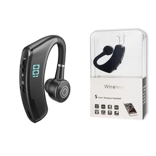 high quality V9S Wireless earphones with LED display phones Business Stereo Earbuds set Mic with package Y260522