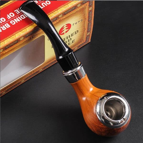 Smoking Pipes Men's filter pipe portable washable dry tobacco bag