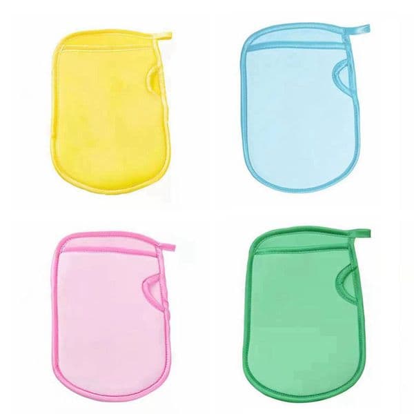 Bath Gloves Sponge Soft Exfoliating Sponge Mitt Body Scrubber Shower Cleaning Towel W0050