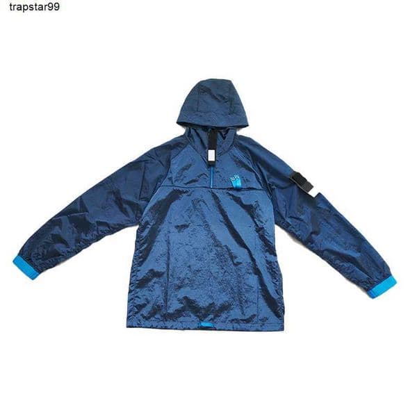mens womens designer hoodies Men's Loose Classic Metal Nylon Coat Couple Joker Hoodie sweatshirt M-2XL